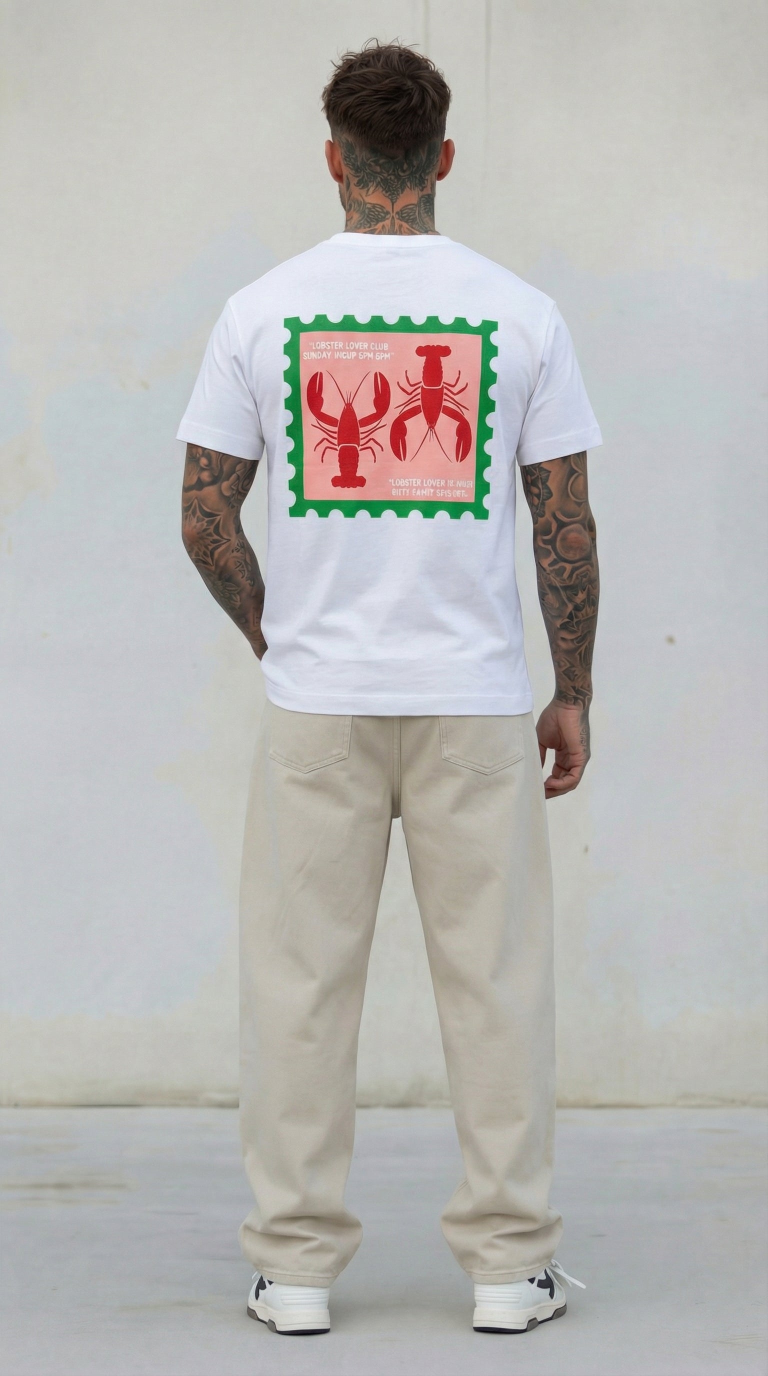 T-SHIRT BIANCO LOBSTER - BERNA - ART. 261084 -2