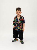 CAMICIA BERNA KIDS BAMBINO LETTERE COLORATE ART K 240219 30