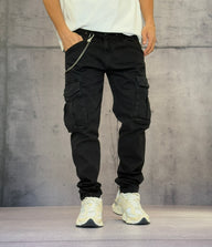 PANTALONE CARGO - BERNA - ART. 2430011 - COL. NERO