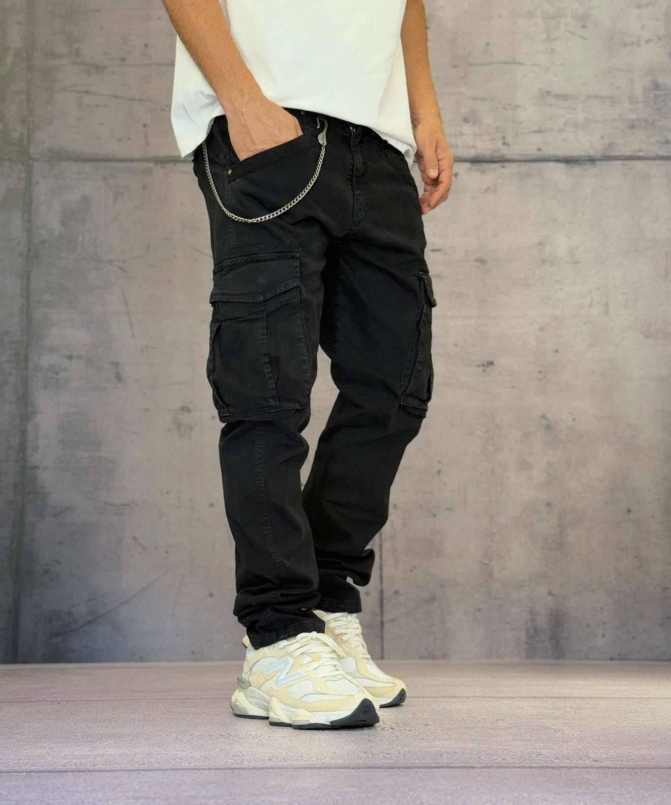 PANTALONE CARGO - BERNA - ART. 2430011 - COL. NERO