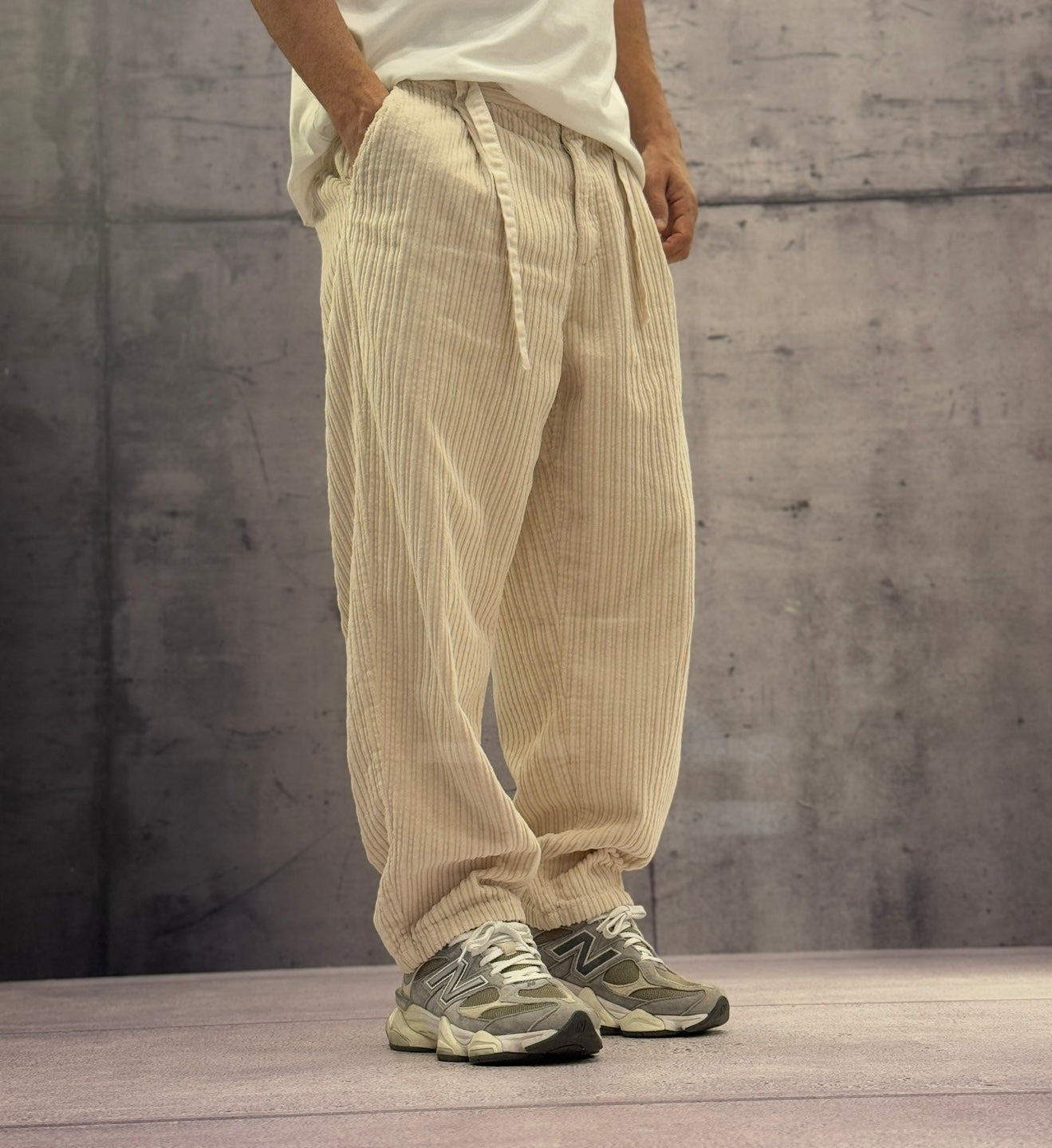 PANTALONE VELLUTO CON COULISSE - BERNA - ART. 252116