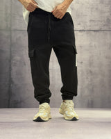 PANTALONE DI TUTA CARGO - DS2 - ART. FW25210 - COL. NERO