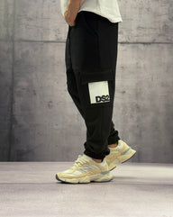 PANTALONE DI TUTA CARGO - DS2 - ART. FW25210 - COL. NERO