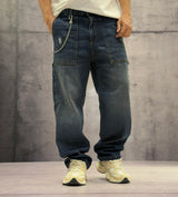 JEANS WORK DISTRESSED - BERNA - ART. 25200030 - COL. DENIM