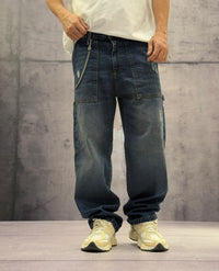 JEANS WORK DISTRESSED - BERNA - ART. 25200030 - COL. DENIM