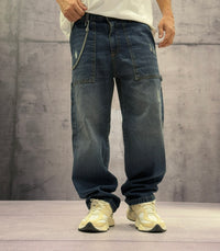 JEANS WORK DISTRESSED - BERNA - ART. 25200030 - COL. DENIM