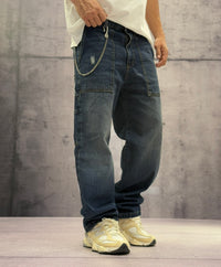 JEANS WORK DISTRESSED - BERNA - ART. 25200030 - COL. DENIM
