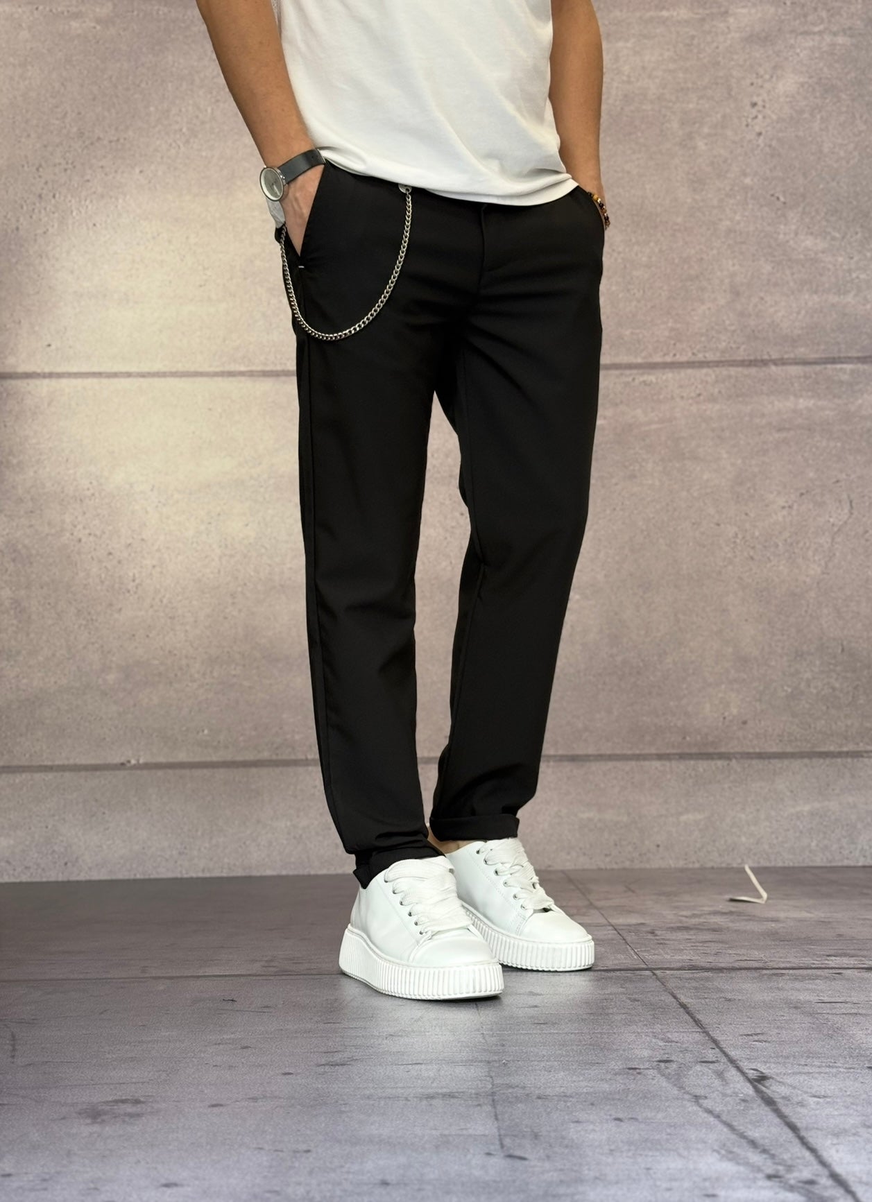 PANTALONE CHINOS POLIVISCOSA - BL.11 - ART. BLA2507