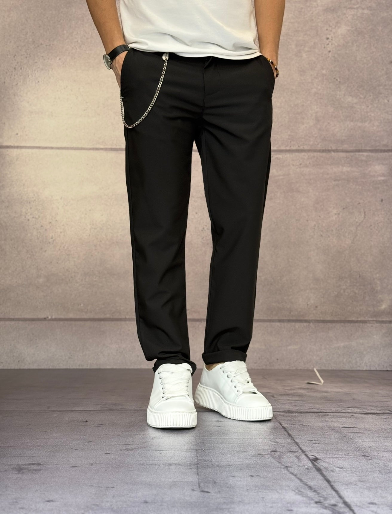 PANTALONE CHINOS POLIVISCOSA - BL.11 - ART. BLA2507