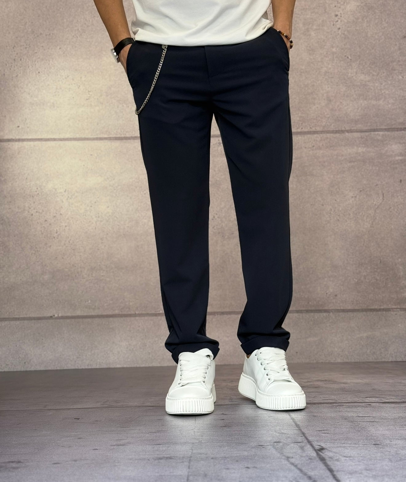 PANTALONE CHINOS POLIVISCOSA - BL.11 - ART. BLA2507
