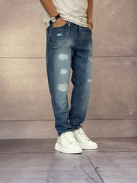 JEANS CON ROTTURE - BERNA - ART. 25104730 - COL. DENIM