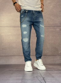JEANS CON ROTTURE - BERNA - ART. 25104730 - COL. DENIM
