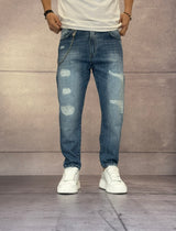 JEANS CON ROTTURE - BERNA - ART. 25104730 - COL. DENIM