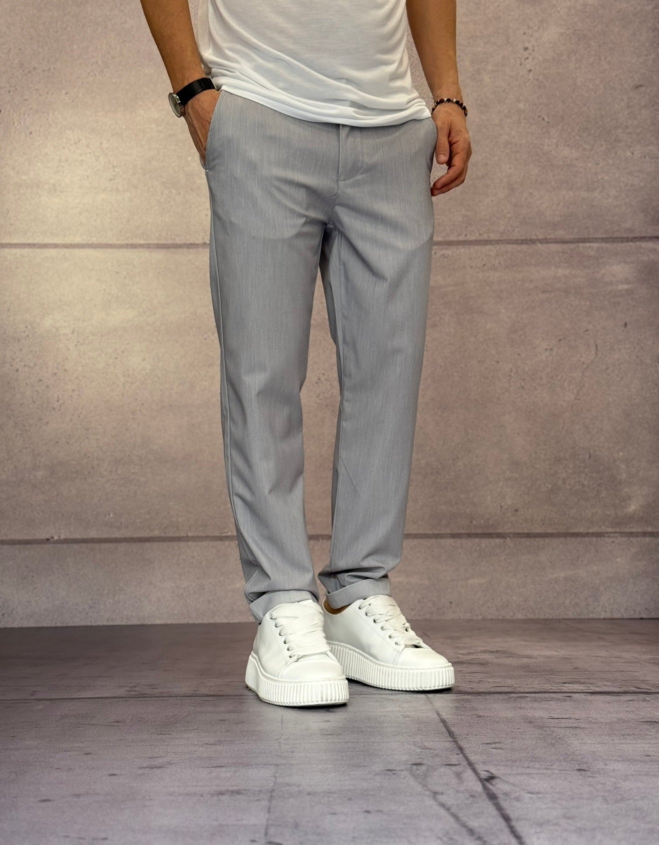 PANTALONE10 CHINOS POLIVISCOSA - BL.11 - ART. BLA2507