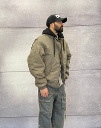 BOMBER CON CAPPUCCIO RIMOVIBILE - CATCH - ART. 24CK-024 - COL. KHAKI