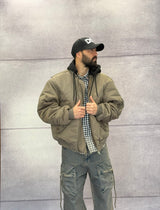 BOMBER CON CAPPUCCIO RIMOVIBILE - CATCH - ART. 24CK-024 - COL. KHAKI