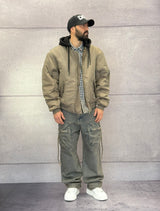 BOMBER CON CAPPUCCIO RIMOVIBILE - CATCH - ART. 24CK-024 - COL. KHAKI