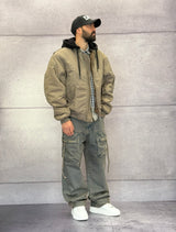 BOMBER CON CAPPUCCIO RIMOVIBILE - CATCH - ART. 24CK-024 - COL. KHAKI