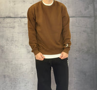 FELPA GIROCOLLO - BERNA - ART. 252020186 - COL. CIOCCOLATO