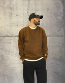 FELPA GIROCOLLO - BERNA - ART. 252020186 - COL. CIOCCOLATO