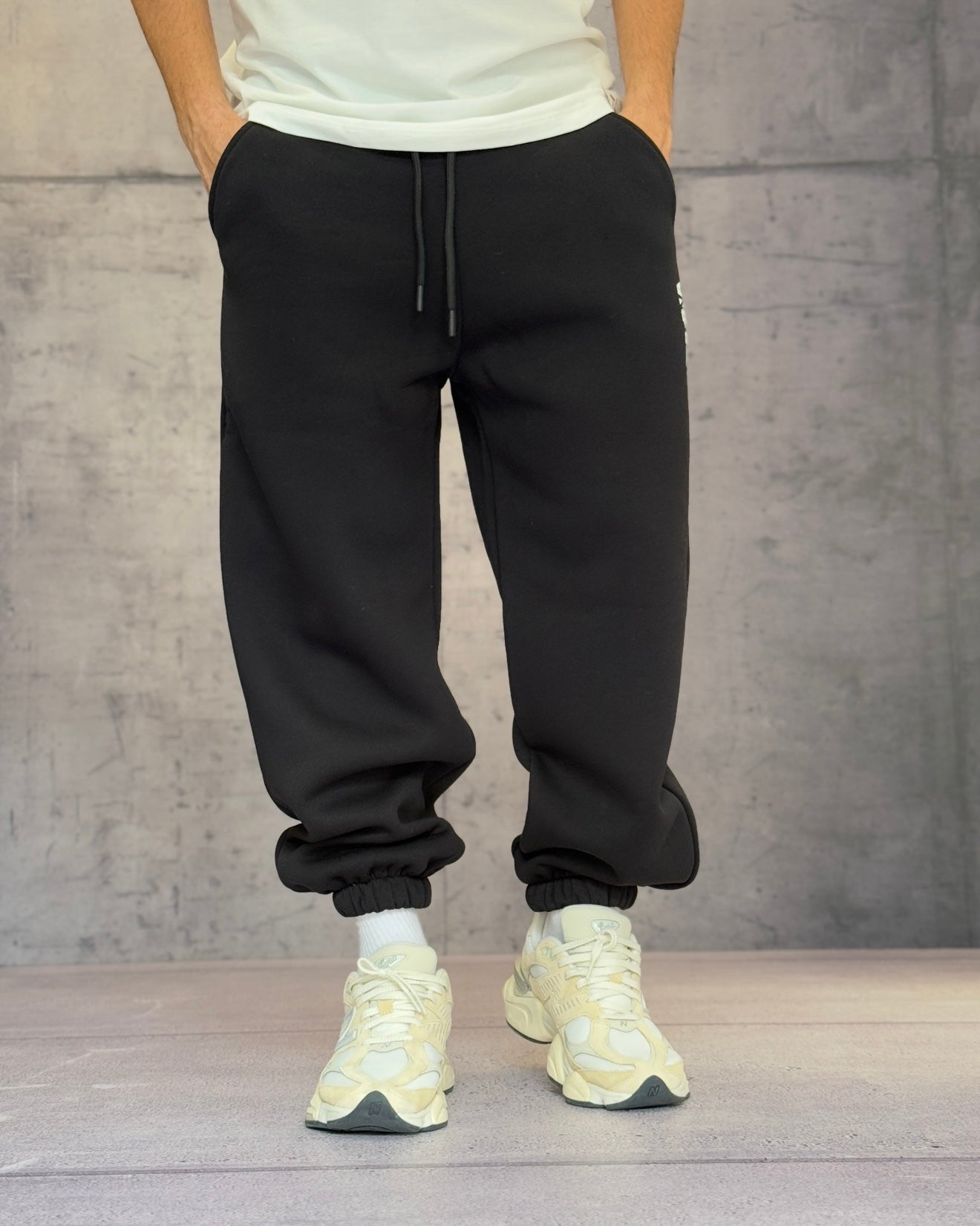 PANTALONE IN FELPA TUTA POLICOTONE GARZATA - BERNA - ART. 252022