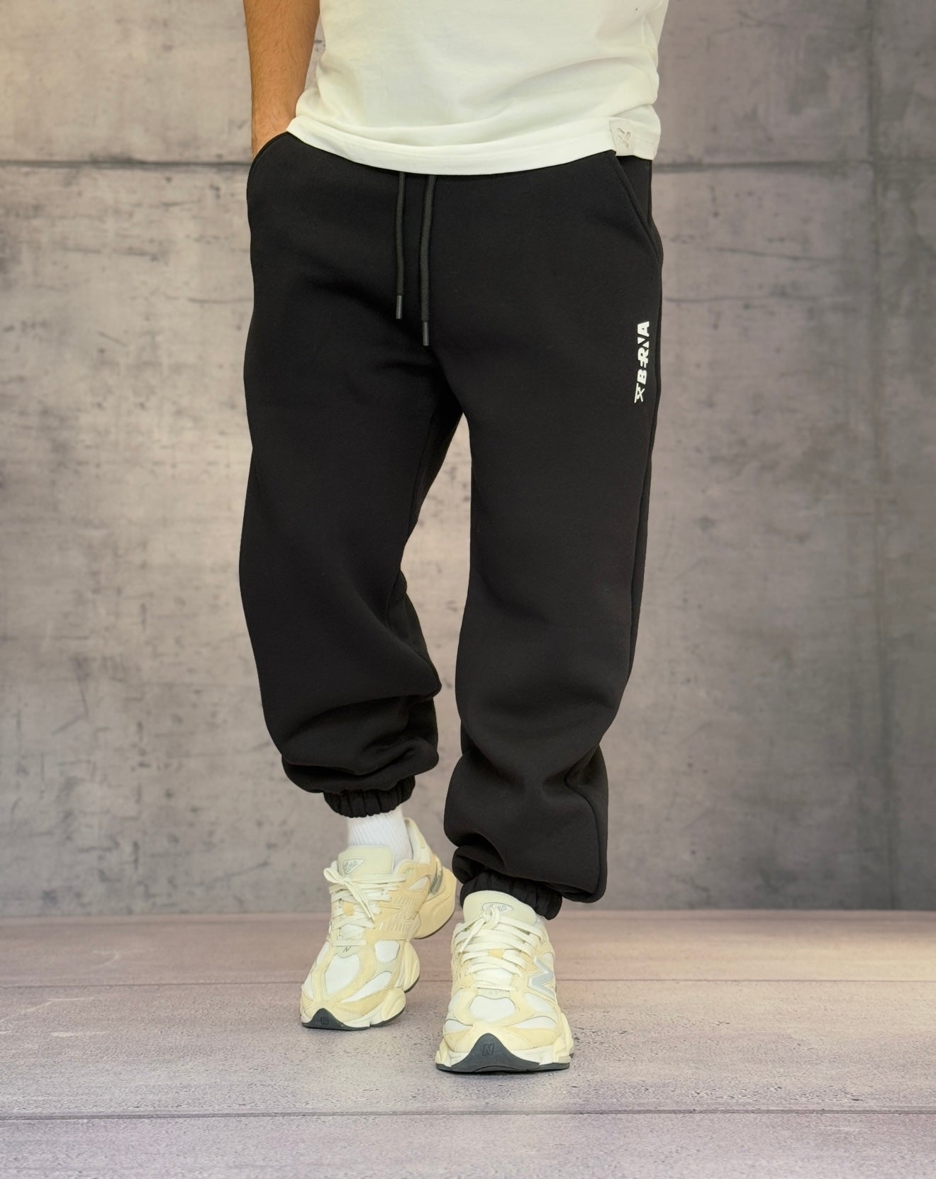 PANTALONE IN FELPA TUTA POLICOTONE GARZATA - BERNA - ART. 252022