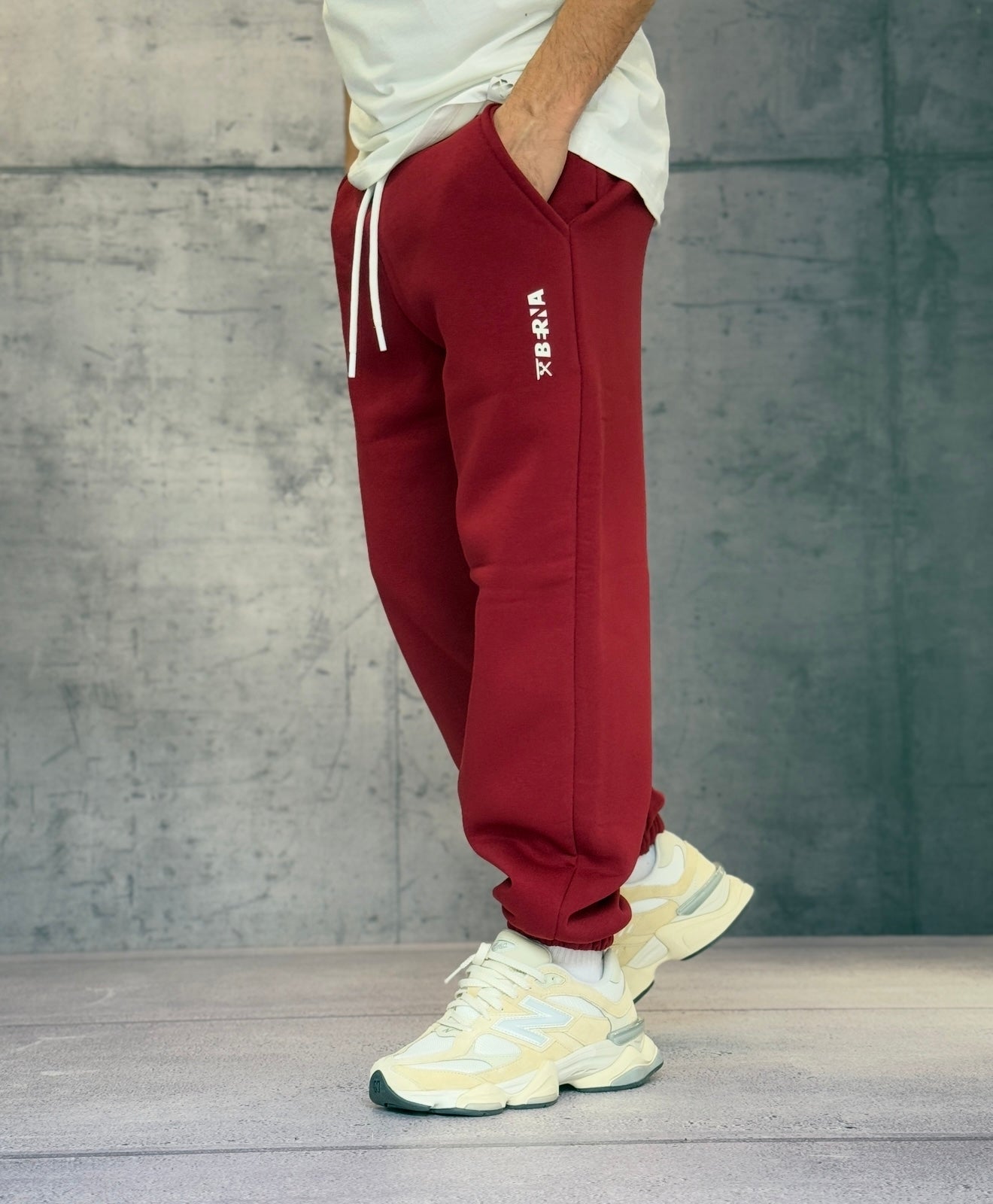 PANTALONE IN FELPA TUTA POLICOTONE GARZATA - BERNA - ART. 252022