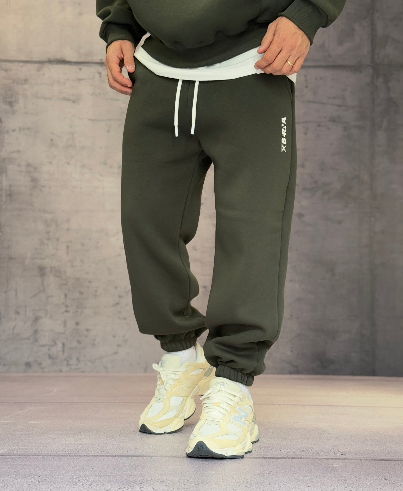 PANTALONE IN FELPA TUTA POLICOTONE GARZATA - BERNA - ART. 252022