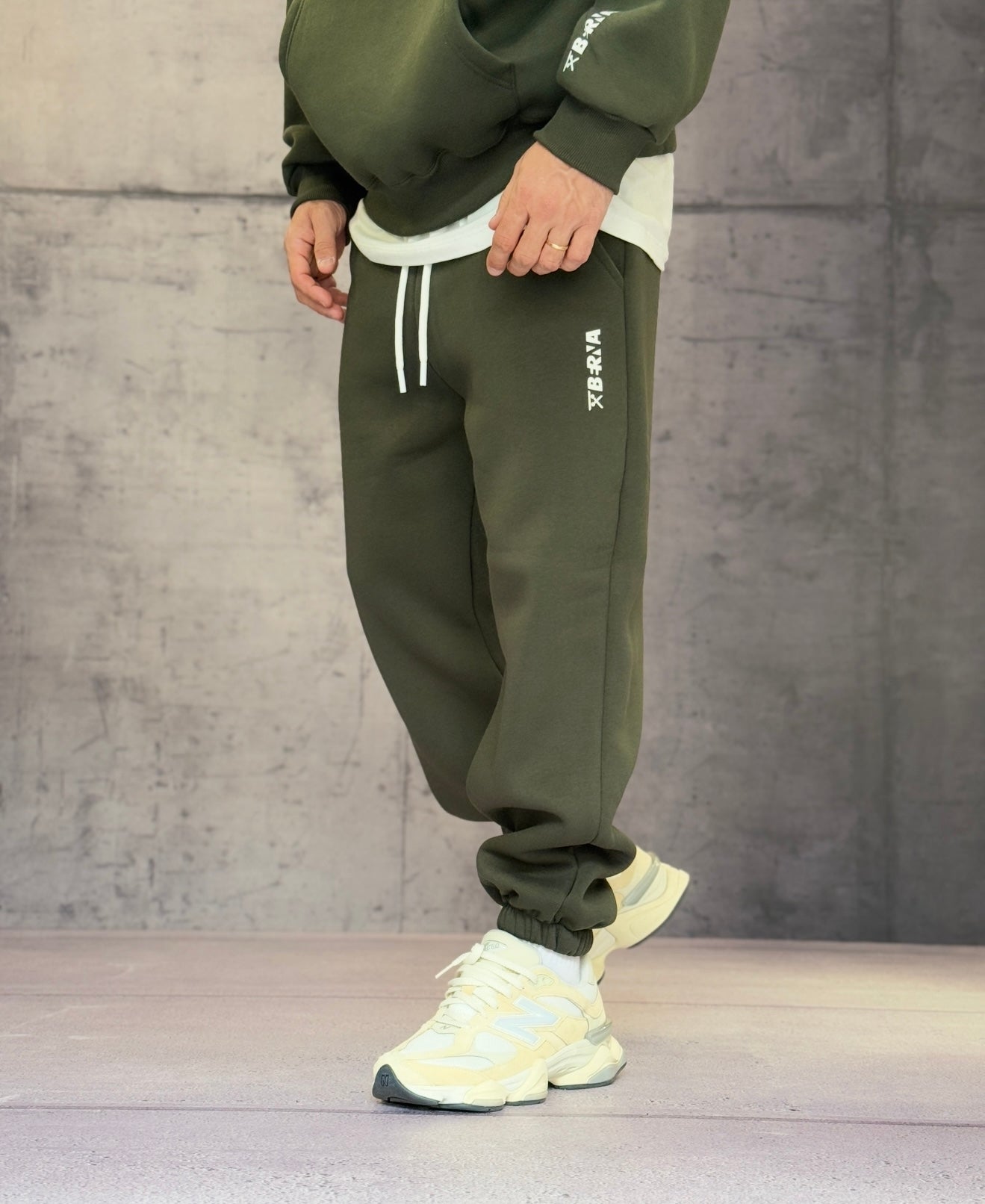 PANTALONE IN FELPA TUTA POLICOTONE GARZATA - BERNA - ART. 252022