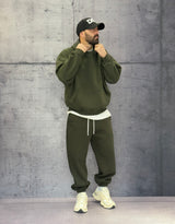 PANTALONE IN FELPA TUTA POLICOTONE GARZATA - BERNA - ART. 252022