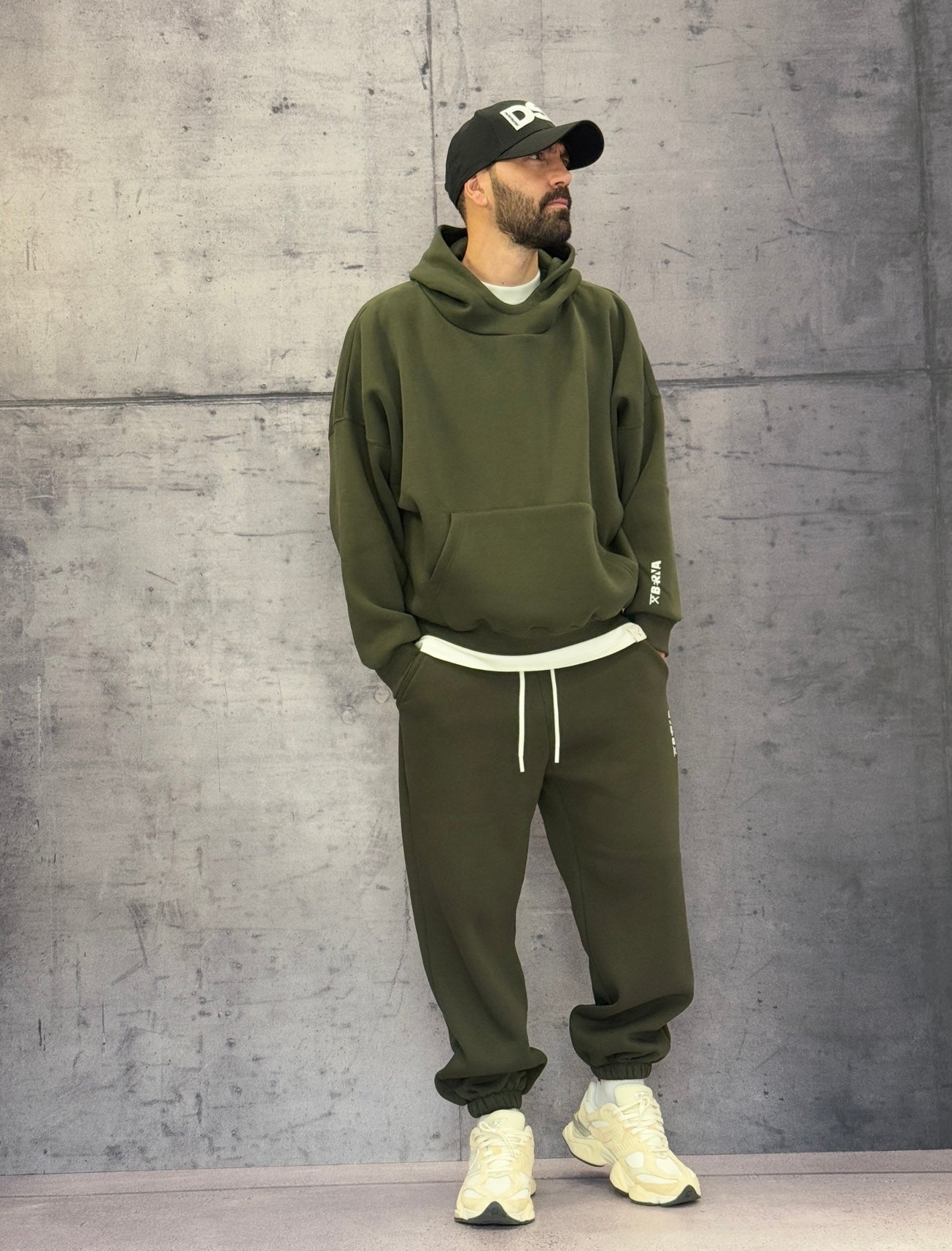 PANTALONE IN FELPA TUTA POLICOTONE GARZATA - BERNA - ART. 252022