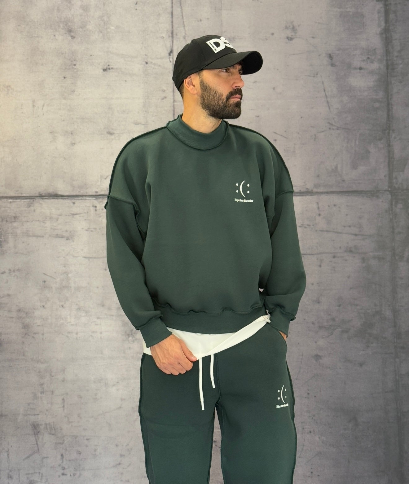 FELPA GIROCOLLO BIPOLAR DISORDER - BERNA - ART. 252085