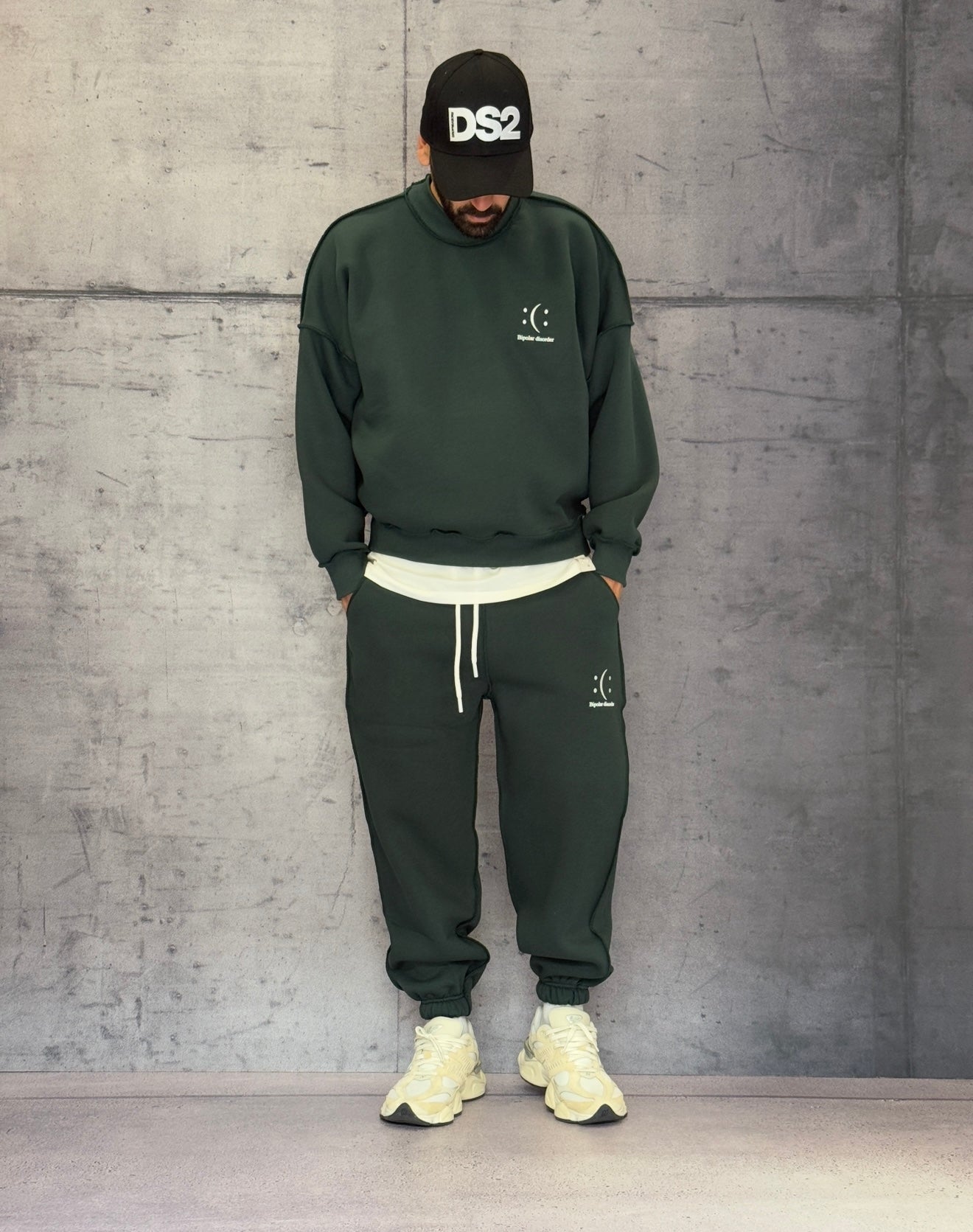 PANTALONE IN  FELPA TUTA BIPOLAR DISORDER - BERNA - ART. 252086