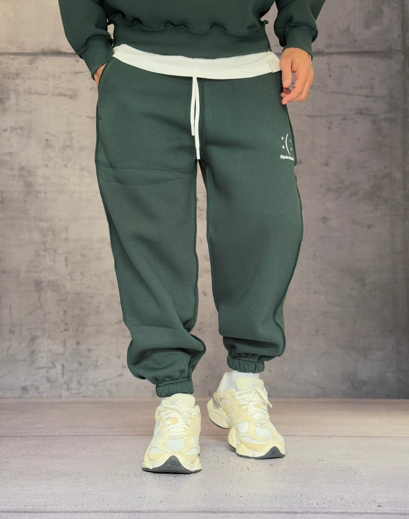 PANTALONE IN  FELPA TUTA BIPOLAR DISORDER - BERNA - ART. 252086