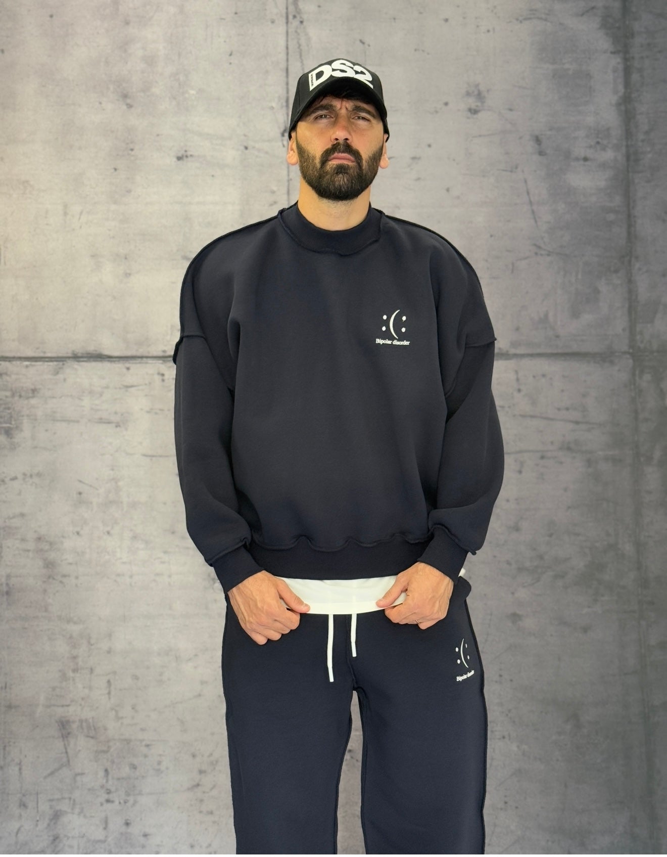 FELPA GIROCOLLO BIPOLAR DISORDER - BERNA - ART. 252085