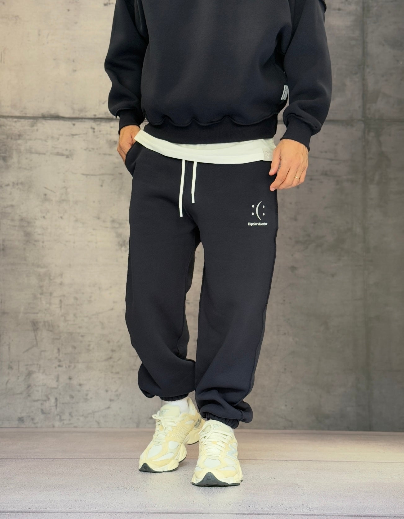 PANTALONE IN  FELPA TUTA BIPOLAR DISORDER - BERNA - ART. 252086