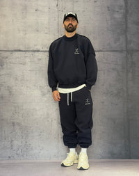 PANTALONE IN  FELPA TUTA BIPOLAR DISORDER - BERNA - ART. 252086