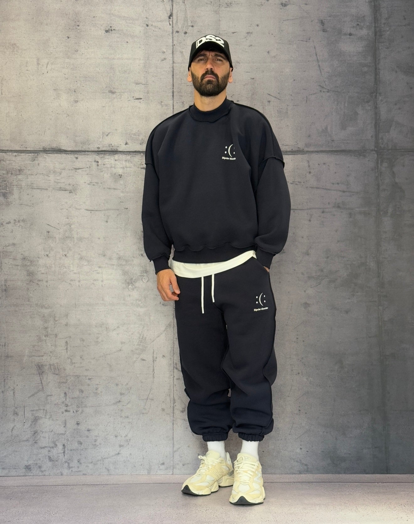 PANTALONE IN  FELPA TUTA BIPOLAR DISORDER - BERNA - ART. 252086