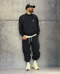 PANTALONE IN  FELPA TUTA BIPOLAR DISORDER - BERNA - ART. 252086