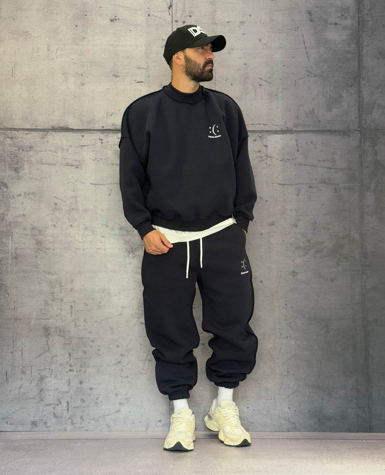 PANTALONE IN  FELPA TUTA BIPOLAR DISORDER - BERNA - ART. 252086