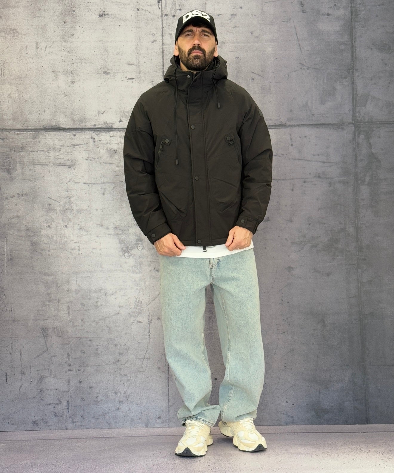 GIUBBINO OUTDOOR JACKET IMBOTTITA - BERNA - ART. 2523071 - COL. NERO