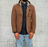 GIACCA CON CAPPUCCIO RIMOVIBILE - BERNA - ART. 246364109 - COL. BRUCIATO