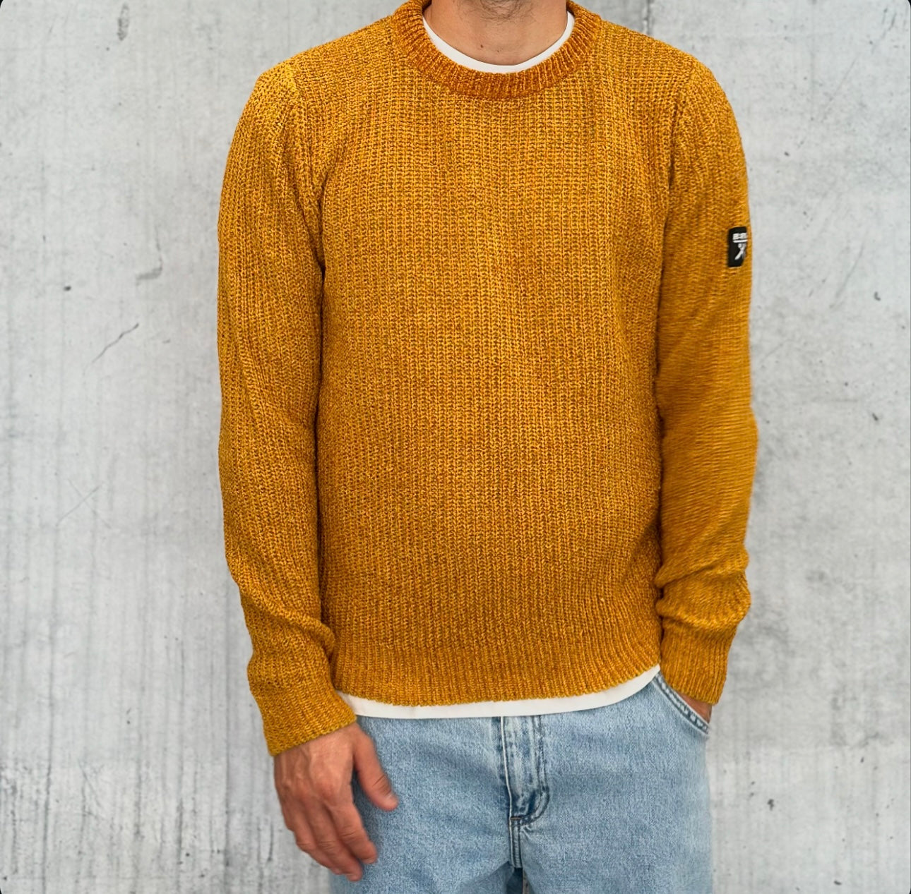 GIROCOLLO MAGLIA - BERNA - *ART. 22301655 - COL. GIALLO OCRA