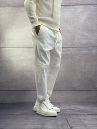 PANTALONE ELASTICO IN VITA MISTO LINO - ONLY&SONS - ART. 22024966