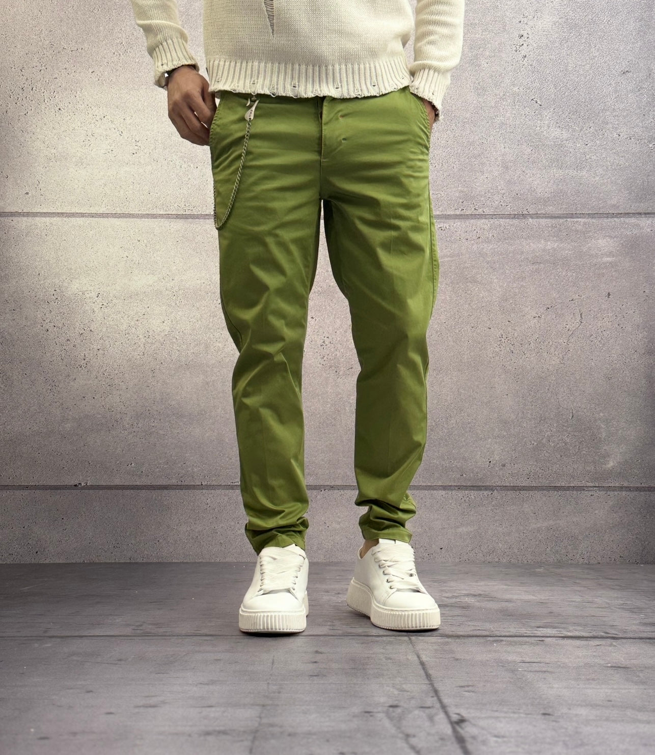 PANTALONE CHINOS RASO - BERNA - ART. 251103
