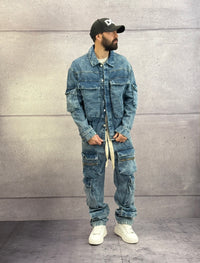 CAMICIA DI JEANS - NEW JOB BRAND - ART. MARMO - COL. DENIM