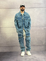 CAMICIA DI JEANS - NEW JOB BRAND - ART. MARMO - COL. DENIM