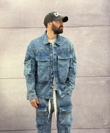 CAMICIA DI JEANS - NEW JOB BRAND - ART. MARMO - COL. DENIM