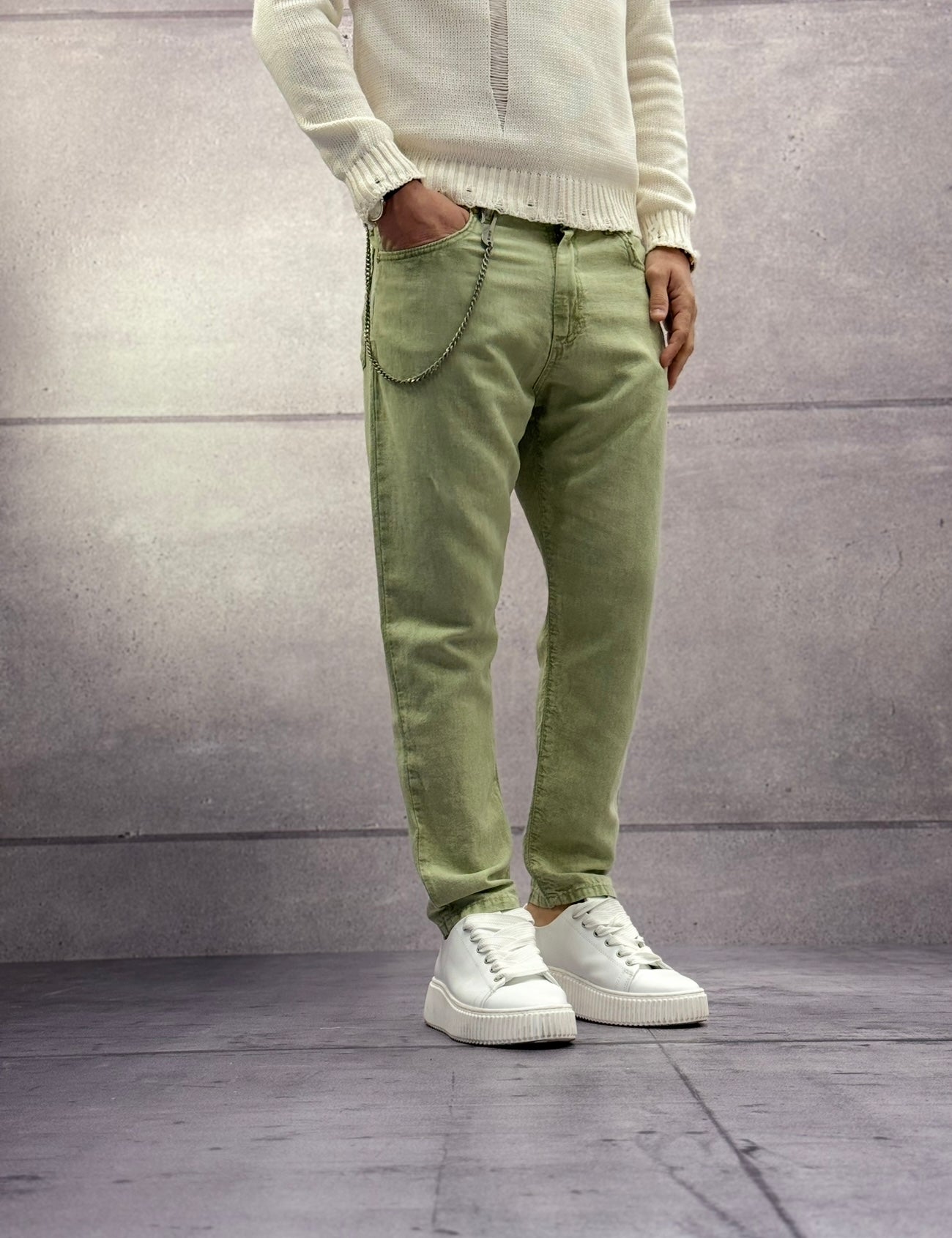 PANTALONE MISTO LINO - BERNA - ART. 251053