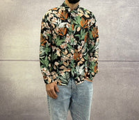 CAMICIA CON COLLETTO FANTASIA FLOREALE IN LINO - BERNA - ART. 25125230